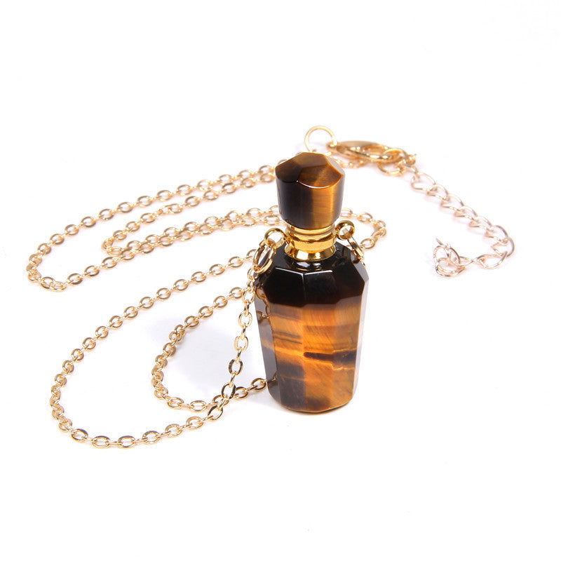 Perfume bottle crystal pendant necklace - AltUNique Store